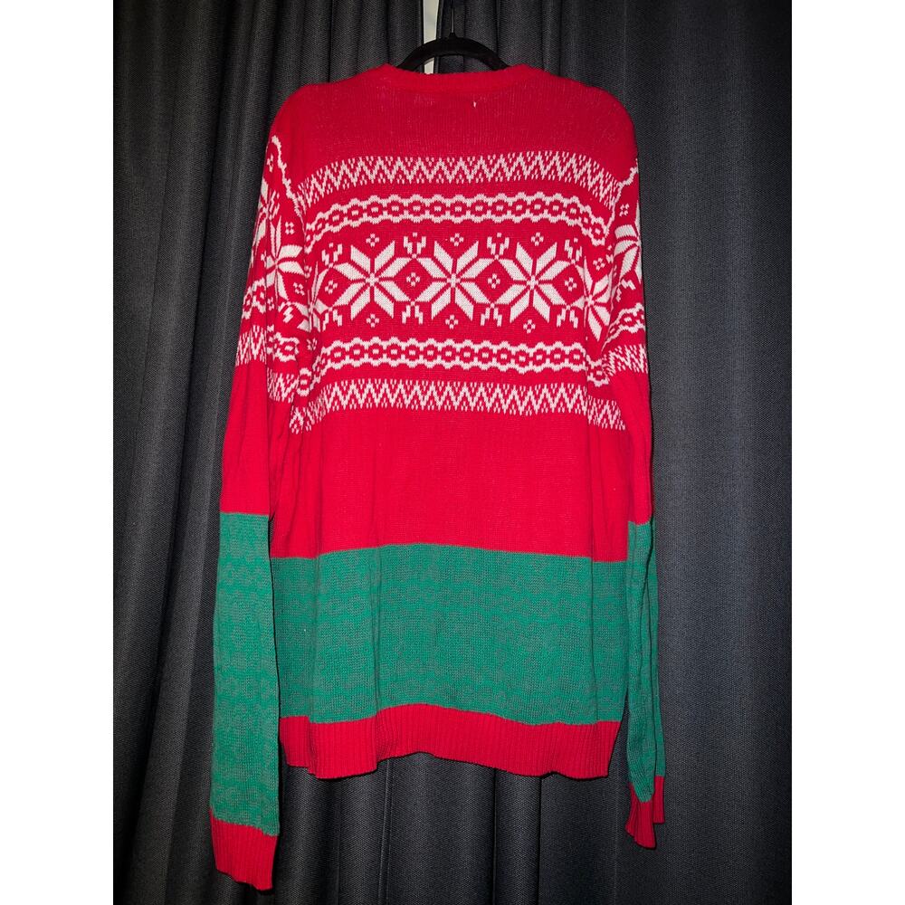 Ugly Christmas Sweater Xmas Size XL Dinosaur - Picture 3 of 3